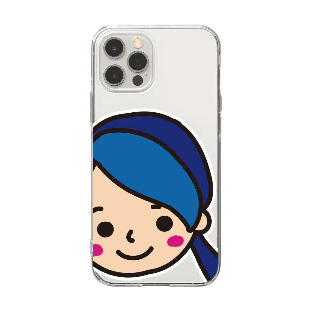 CHOTTOPOINTの大 ルリ【非公認】八王子のゆるキャラ Soft Clear Smartphone Case