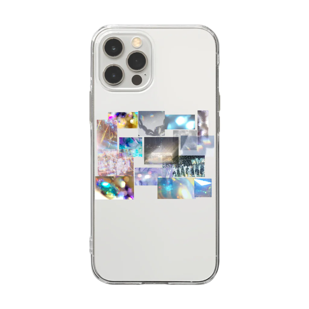 ざっか 夜光昼夢の#乱反射は鬱に効く Soft Clear Smartphone Case