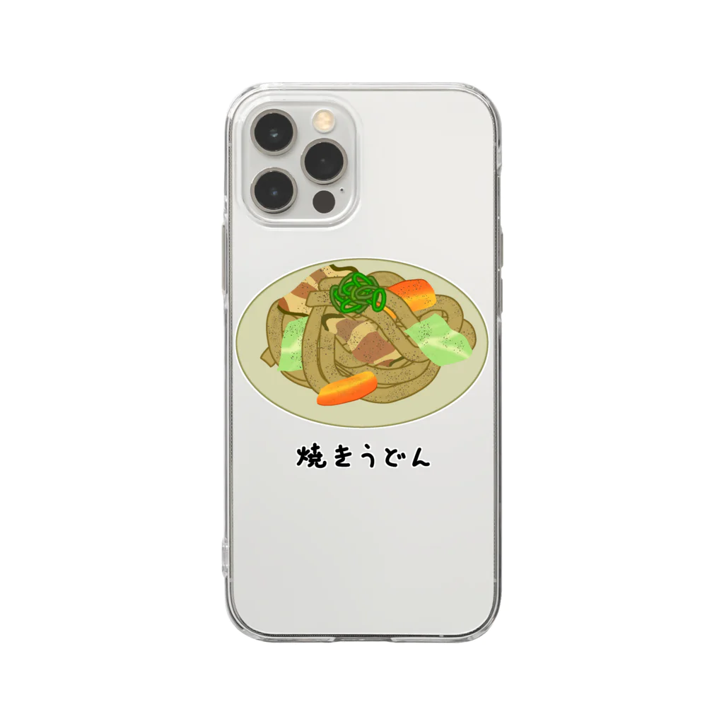 脂身通信Ｚの焼うどん♪2101 Soft Clear Smartphone Case