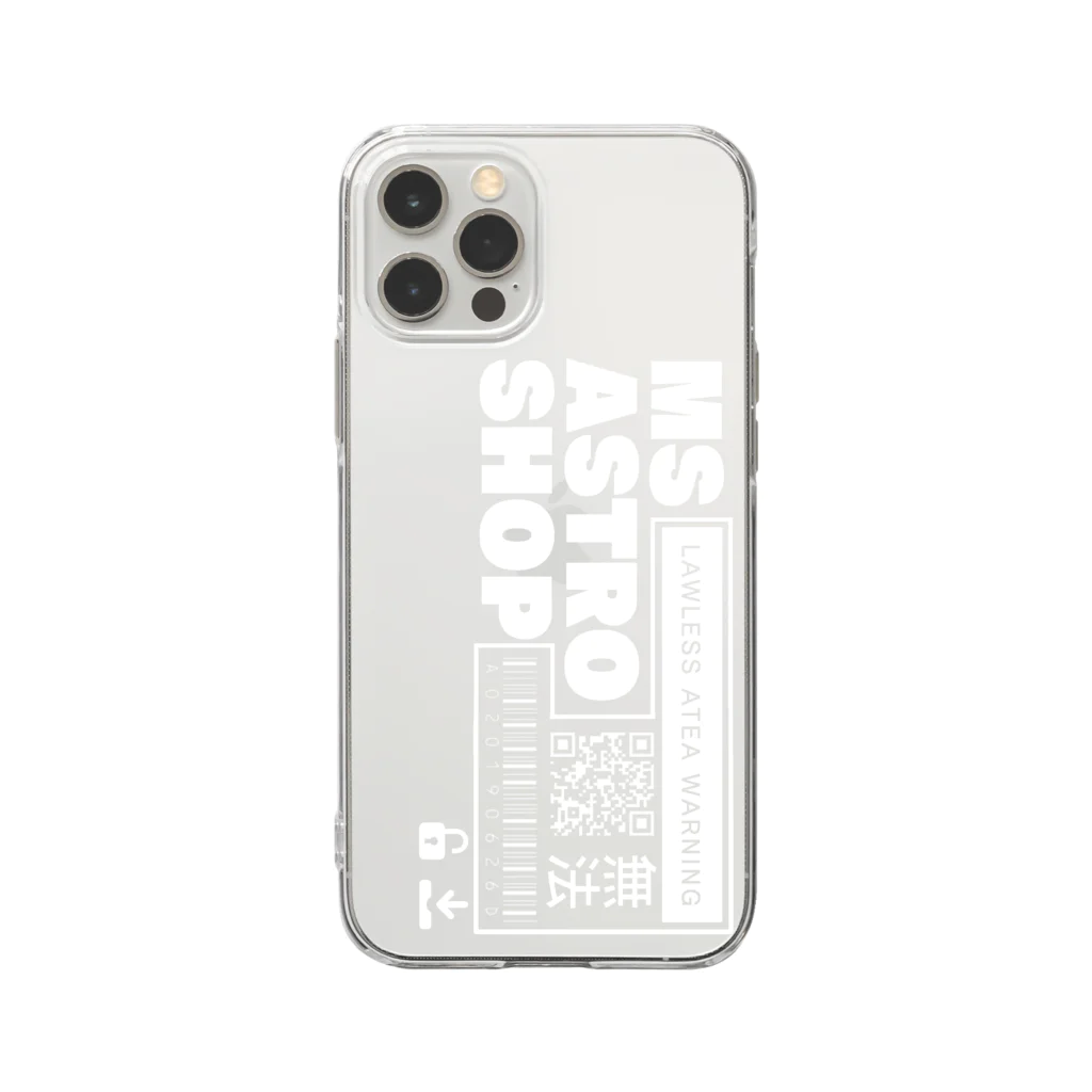 Ampoule-MultiverseのMS宇宙貿易社　無法(縦) Soft Clear Smartphone Case