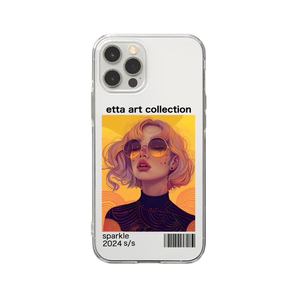 ETTA_ARTのsparkle Soft Clear Smartphone Case