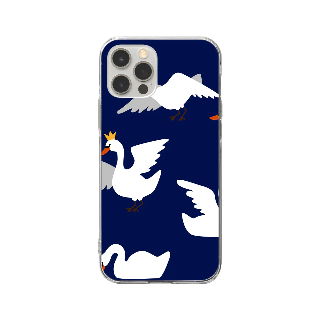 Amiの白鳥の王子  Soft Clear Smartphone Case