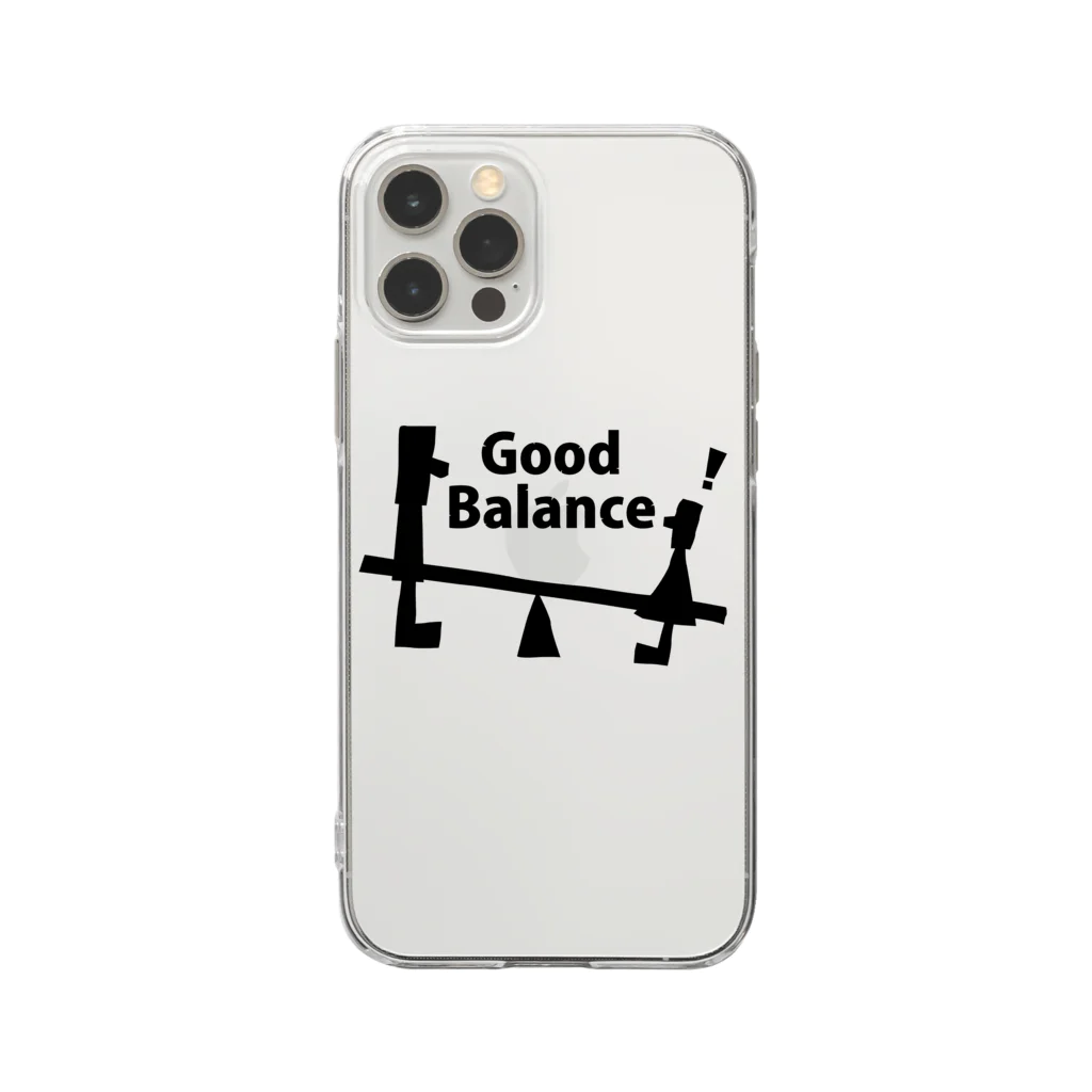 おしゃれなロゴT-utaneのGood Balance ソフトクリアスマホケース