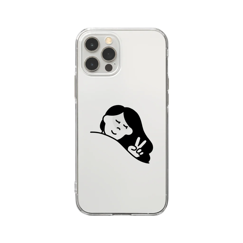 わかるの寝てない２ Soft Clear Smartphone Case