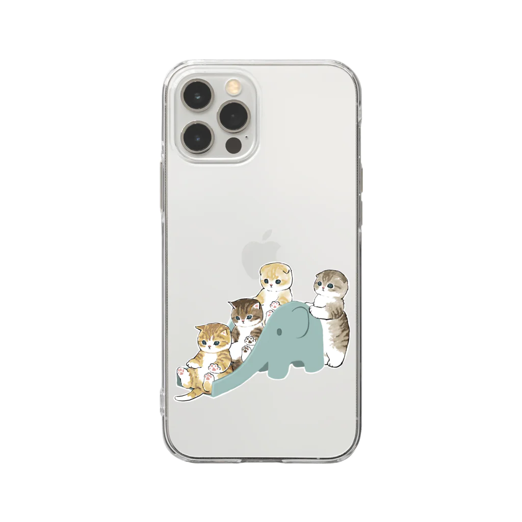 mofusandのもふもふ渋滞 Soft Clear Smartphone Case