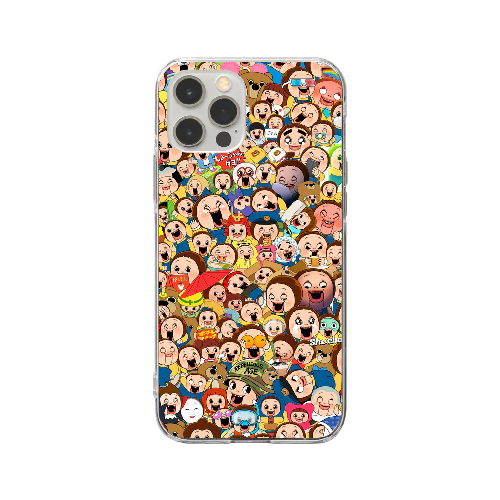 AKIRAMBOWのしょーちゃんのうるさかわいいスマホケース Soft Clear Smartphone Case