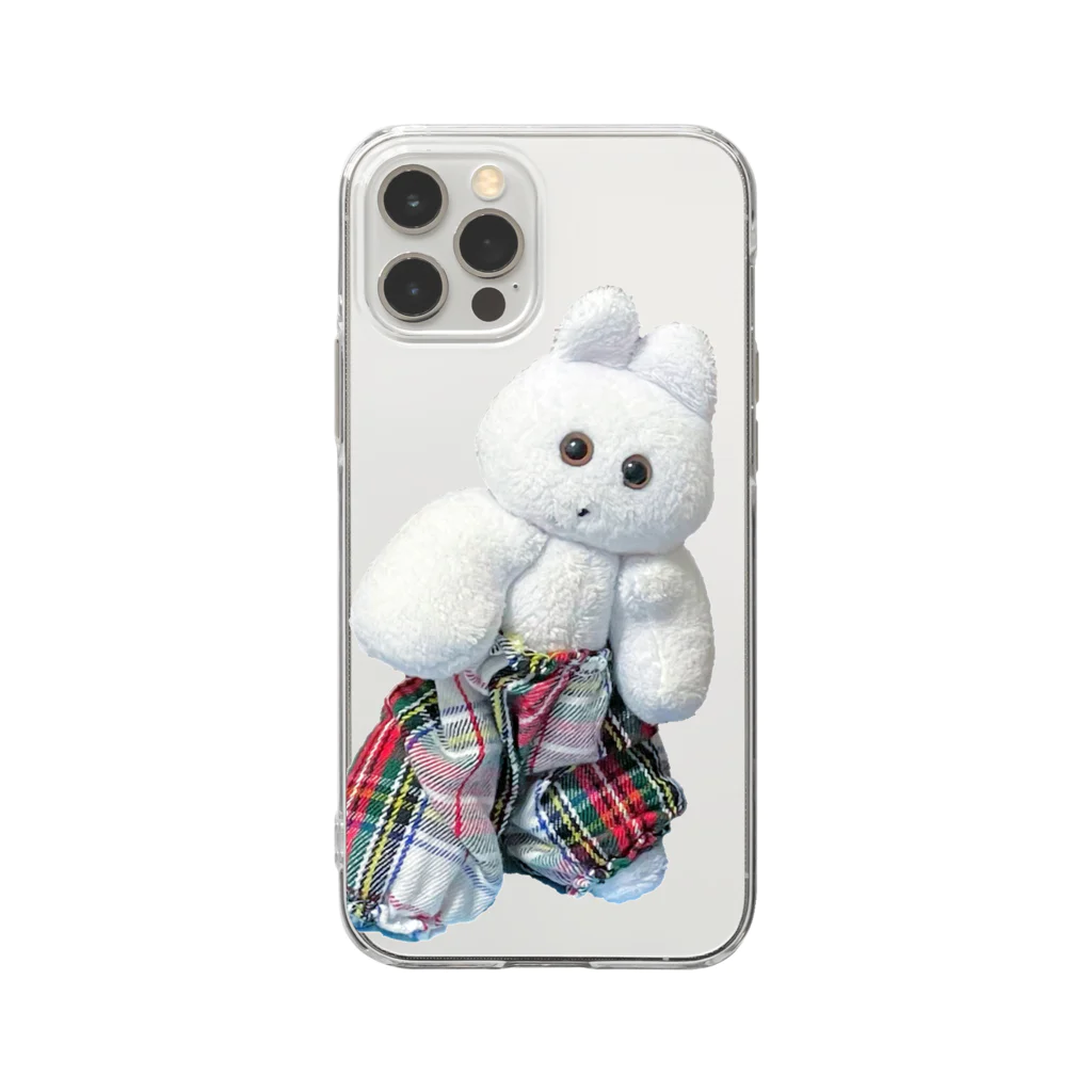 くまきちショップやさんのきんたろがきたよ Soft Clear Smartphone Case