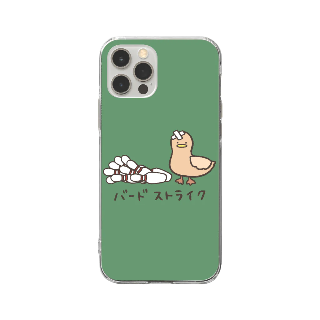 ち ぃのバードストライク Soft Clear Smartphone Case