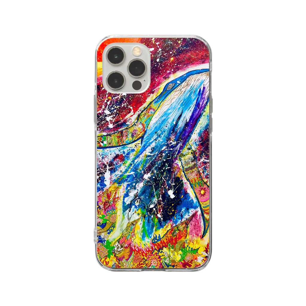 成宮成人のSTARDUST WHALE Soft Clear Smartphone Case