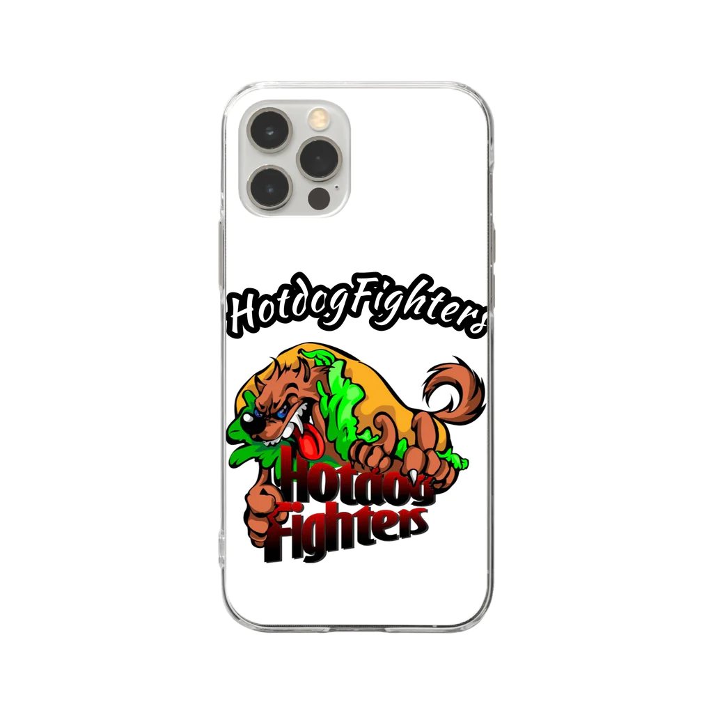 HotdogFighters 【e-SportsTeam】🌭のHotdogFighters【e-SportsTeam】 Soft Clear Smartphone Case