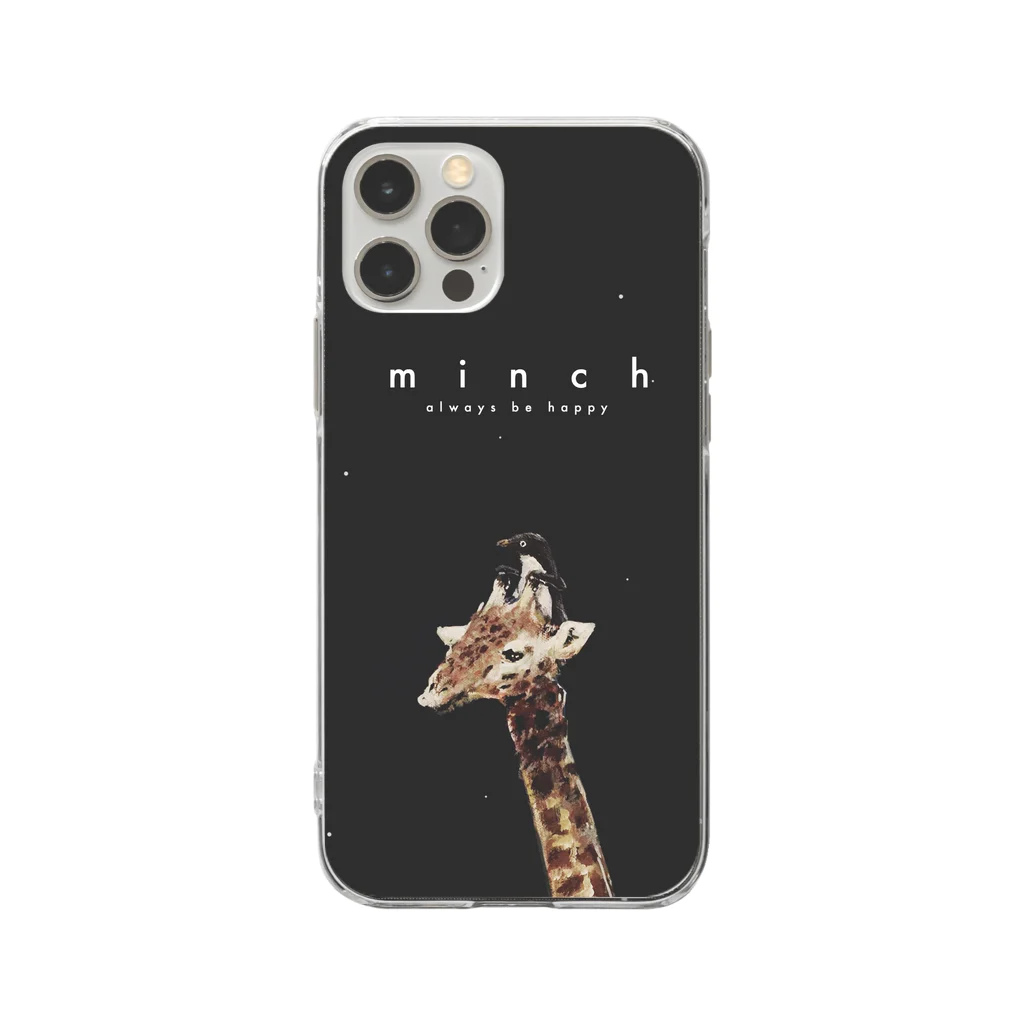 minchの特等席 Soft Clear Smartphone Case