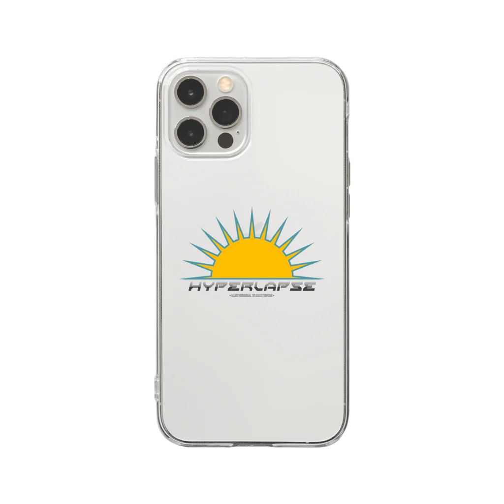 sunflowerのHYPERLAPSE SUNSET Soft Clear Smartphone Case