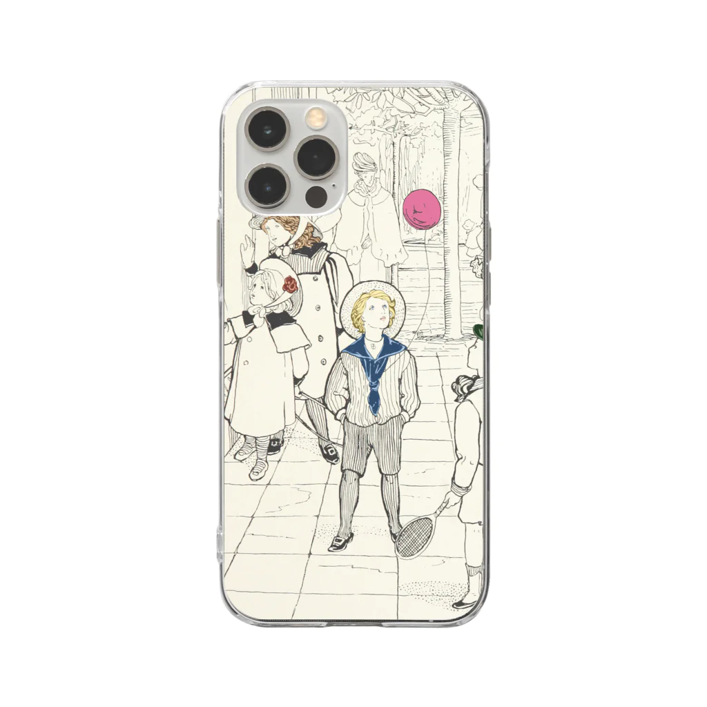 うさぎのVerses for Grannie − A visit to the Paris Soft Clear Smartphone Case