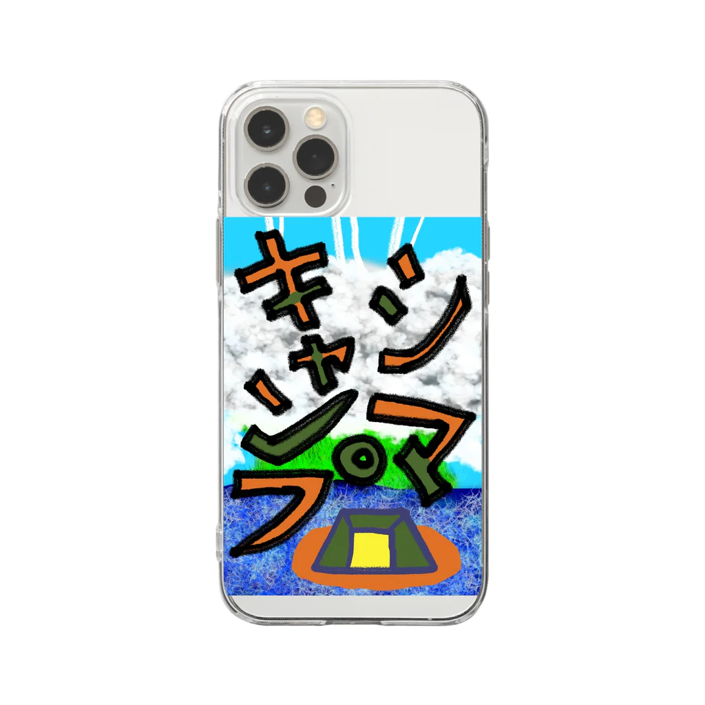 AkironBoy's_Shopのシマキャンプ　Part:1 Soft Clear Smartphone Case