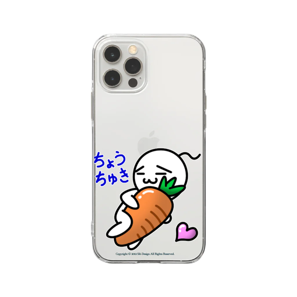 忍んの忠太君② Soft Clear Smartphone Case