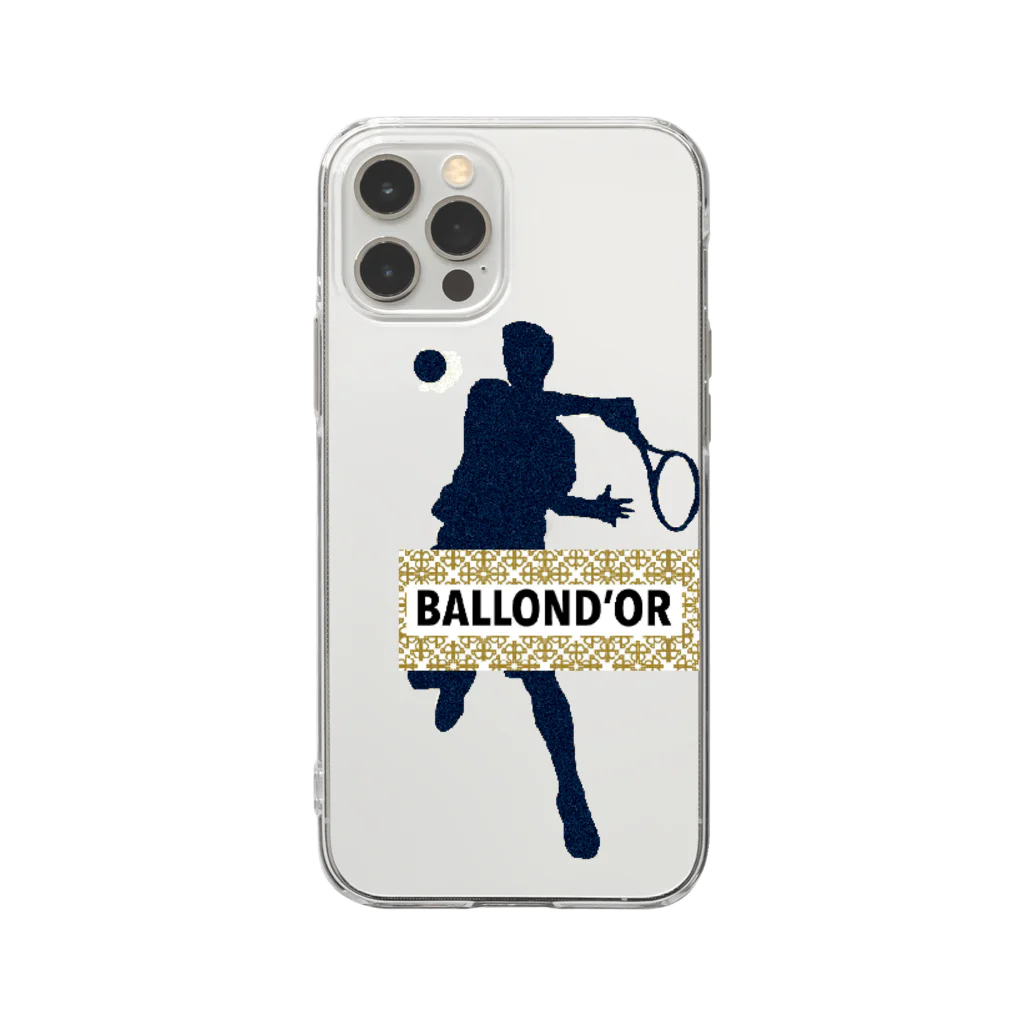 Ballond’or バロンドールのスプリットステップ　ber.1 ソフトクリアスマホケース