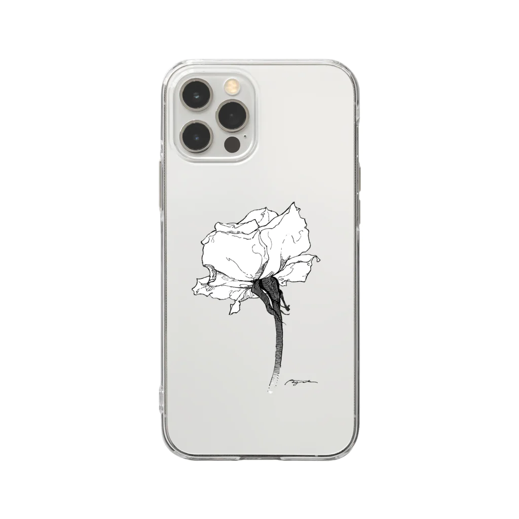 須田彩加のrose Soft Clear Smartphone Case