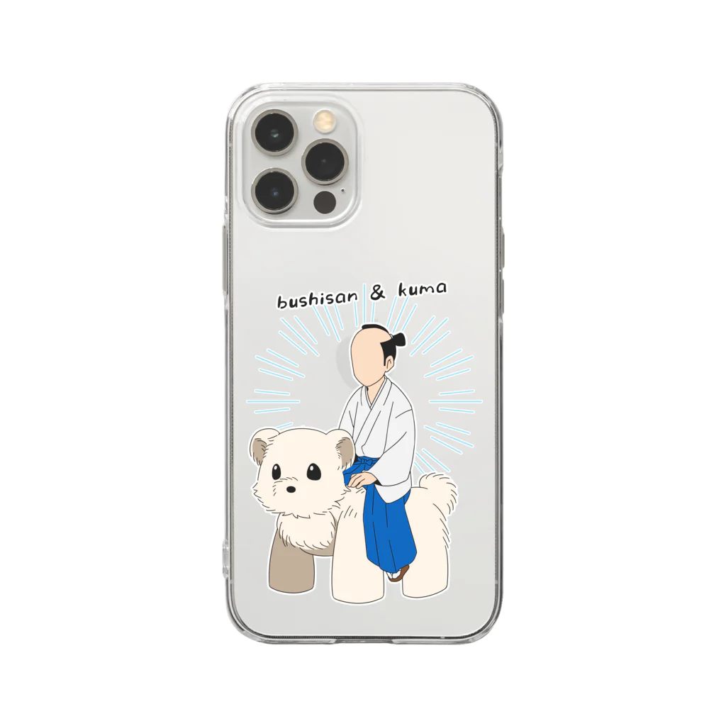 ぬま's ショップの武士さんの日常 Soft Clear Smartphone Case