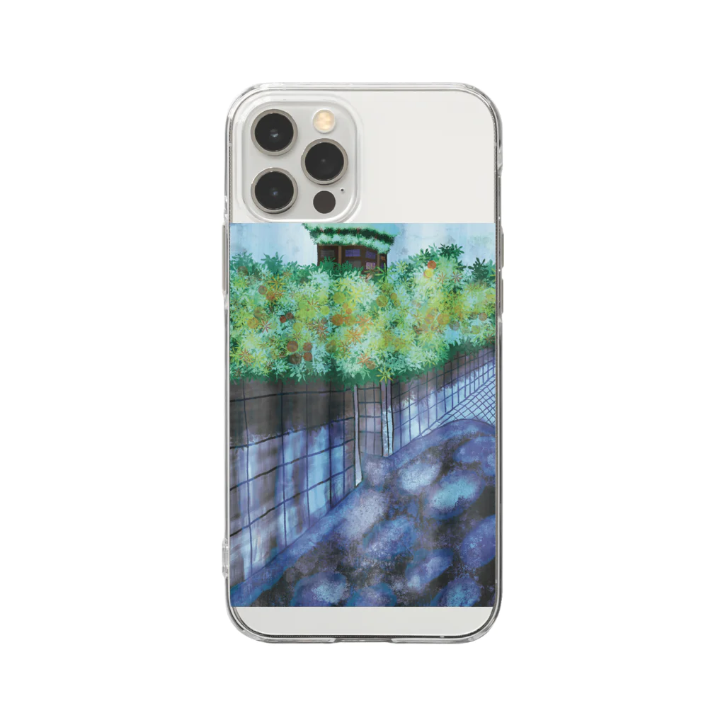 AkironBoy's_Shopの絶景の田舎住宅地2-89-4 Soft Clear Smartphone Case