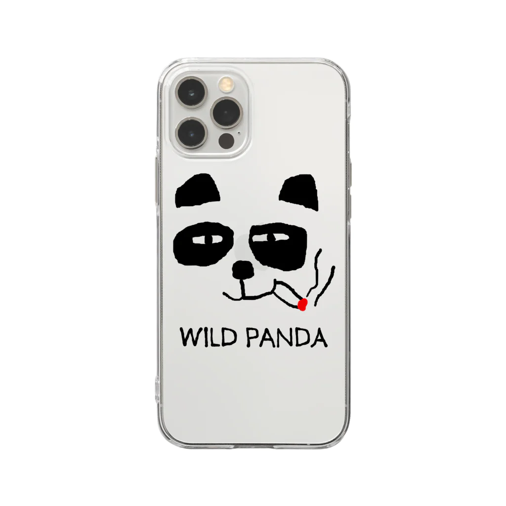 大吉商店のWILD PANDA ソフトクリアスマホケース