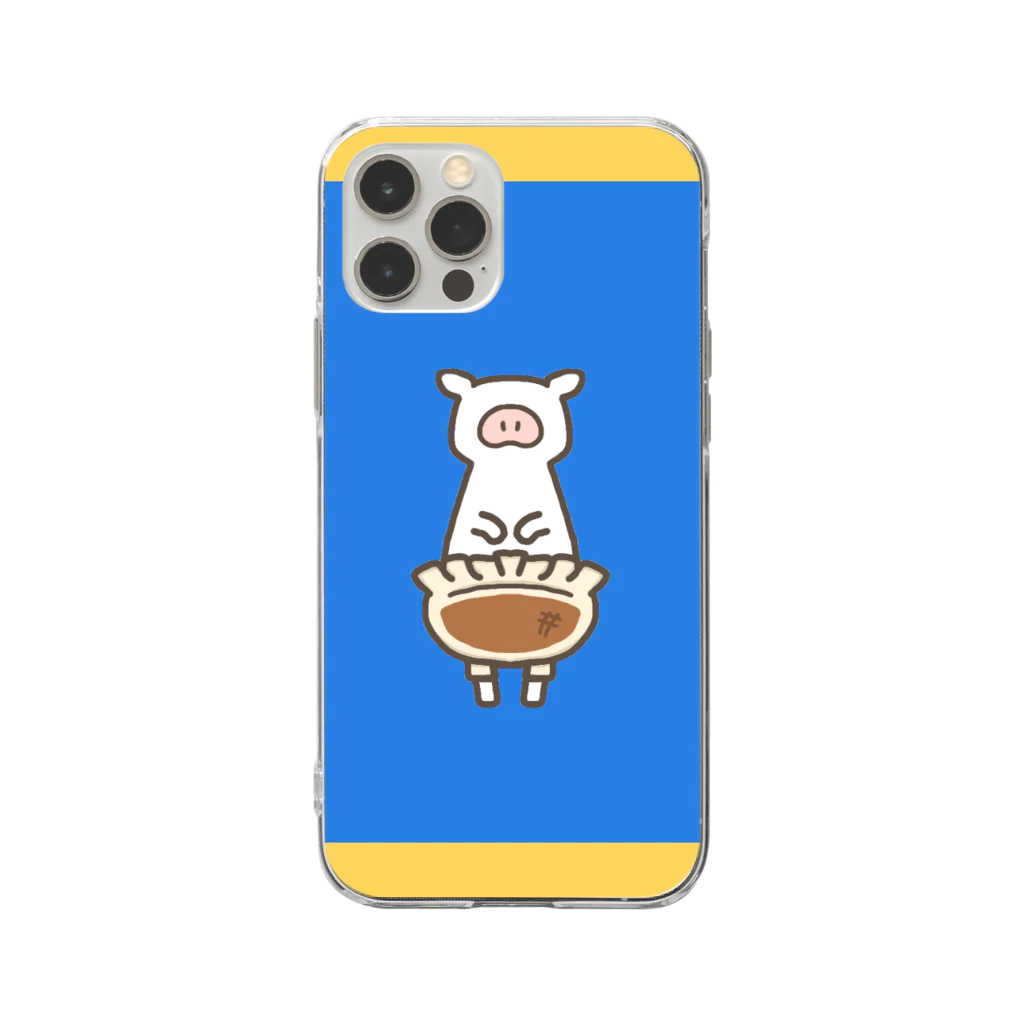 Salted squidのぶーざ Soft Clear Smartphone Case