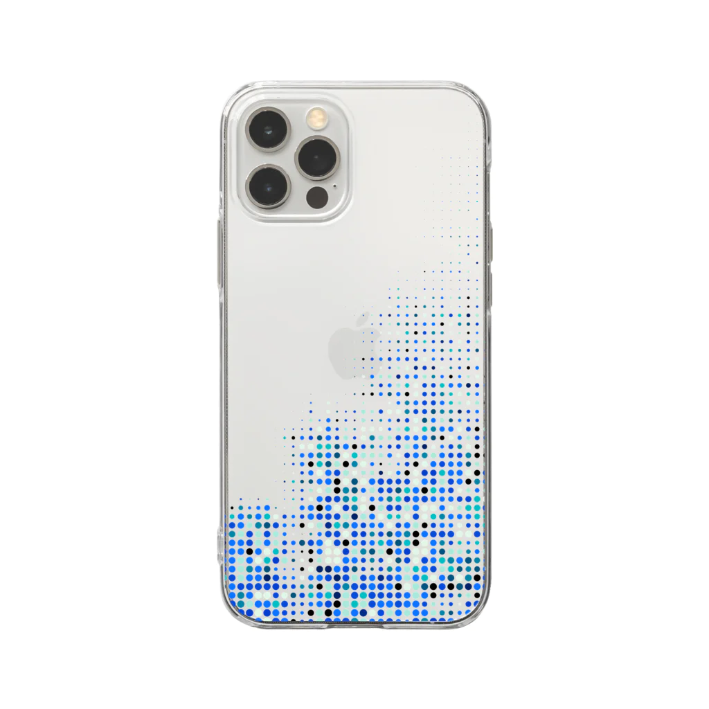 GALACTIC REBELの夜光虫 Soft Clear Smartphone Case