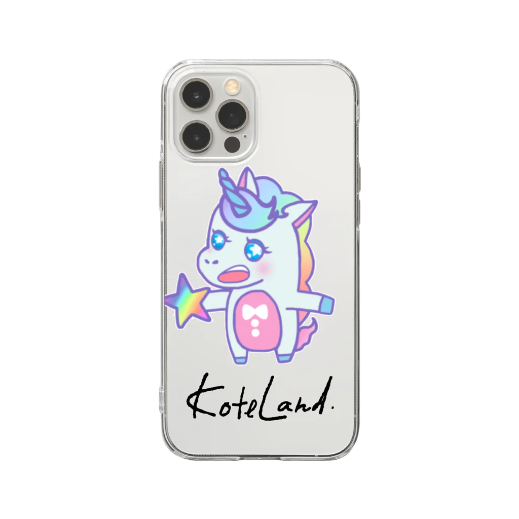 KoteLandのUNICORN from KoteLand ソフトクリアスマホケース