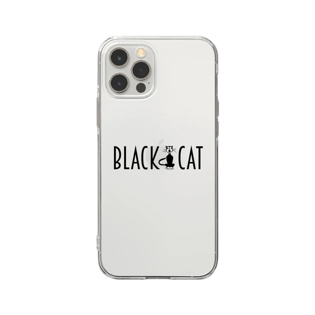 JOKERS FACTORYのBLACK CAT Soft Clear Smartphone Case