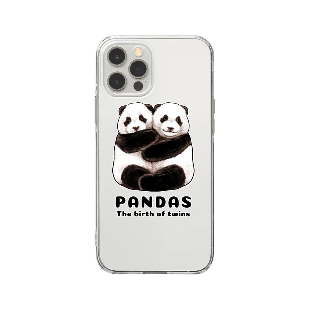 huroshikiのPANDAS【パンダonly特別版】 Soft Clear Smartphone Case