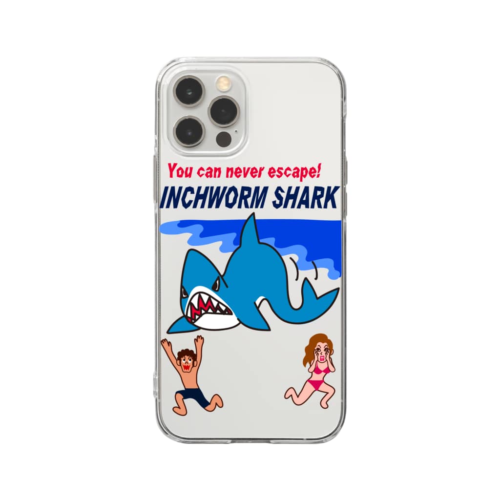 キッズモード某の恐怖！シャクトリシャーク Soft Clear Smartphone Case