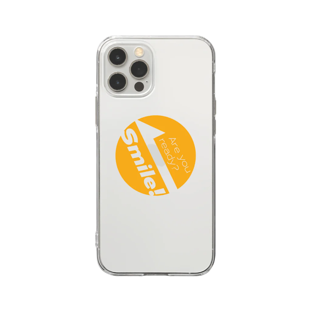 Zat-Boxのはいチーズ！POP【オレンジ】 Soft Clear Smartphone Case