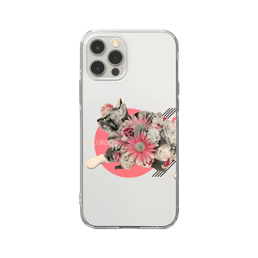 カズシフジイのNecollage1 Soft Clear Smartphone Case