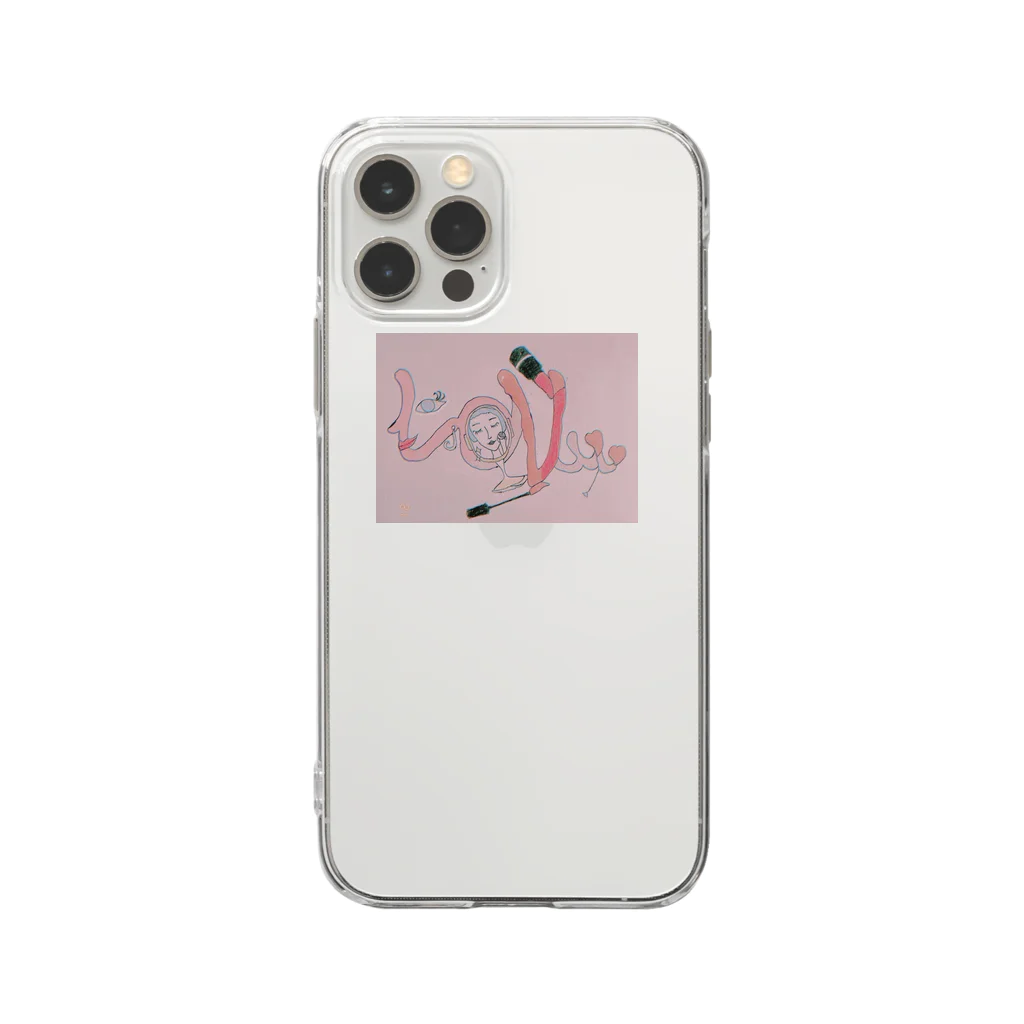 mikotodenkiのmakeLove Soft Clear Smartphone Case