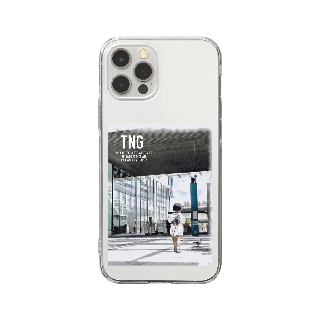 TUNAGIのtunagari LOGO Soft Clear Smartphone Case