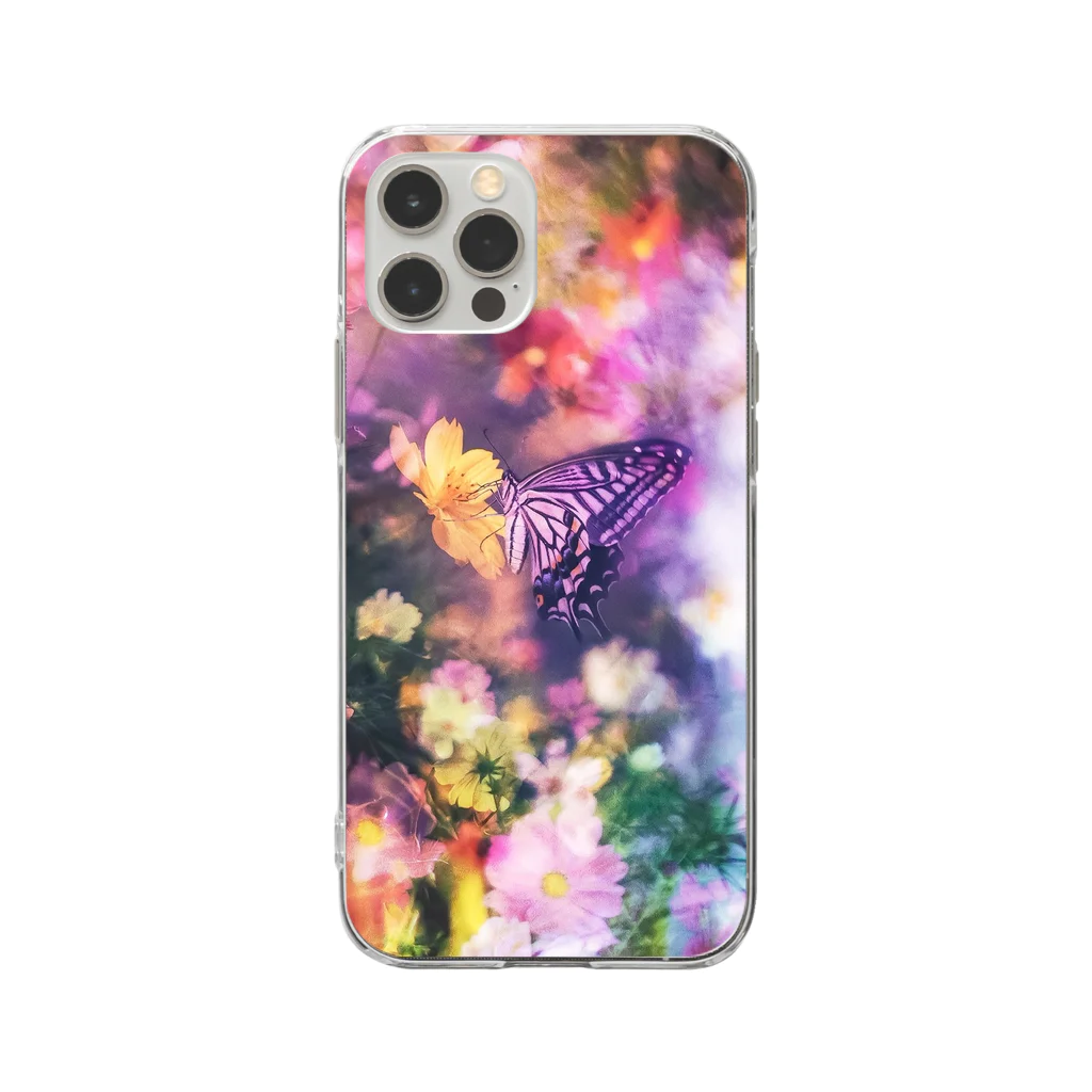 ゆめみがち部、部室の花湧く時 Soft Clear Smartphone Case