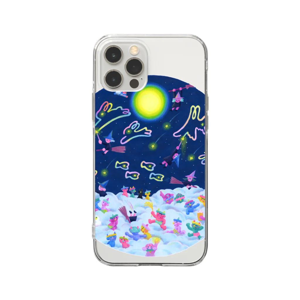 いとい ゆきの秋の夜空ショー Soft Clear Smartphone Case