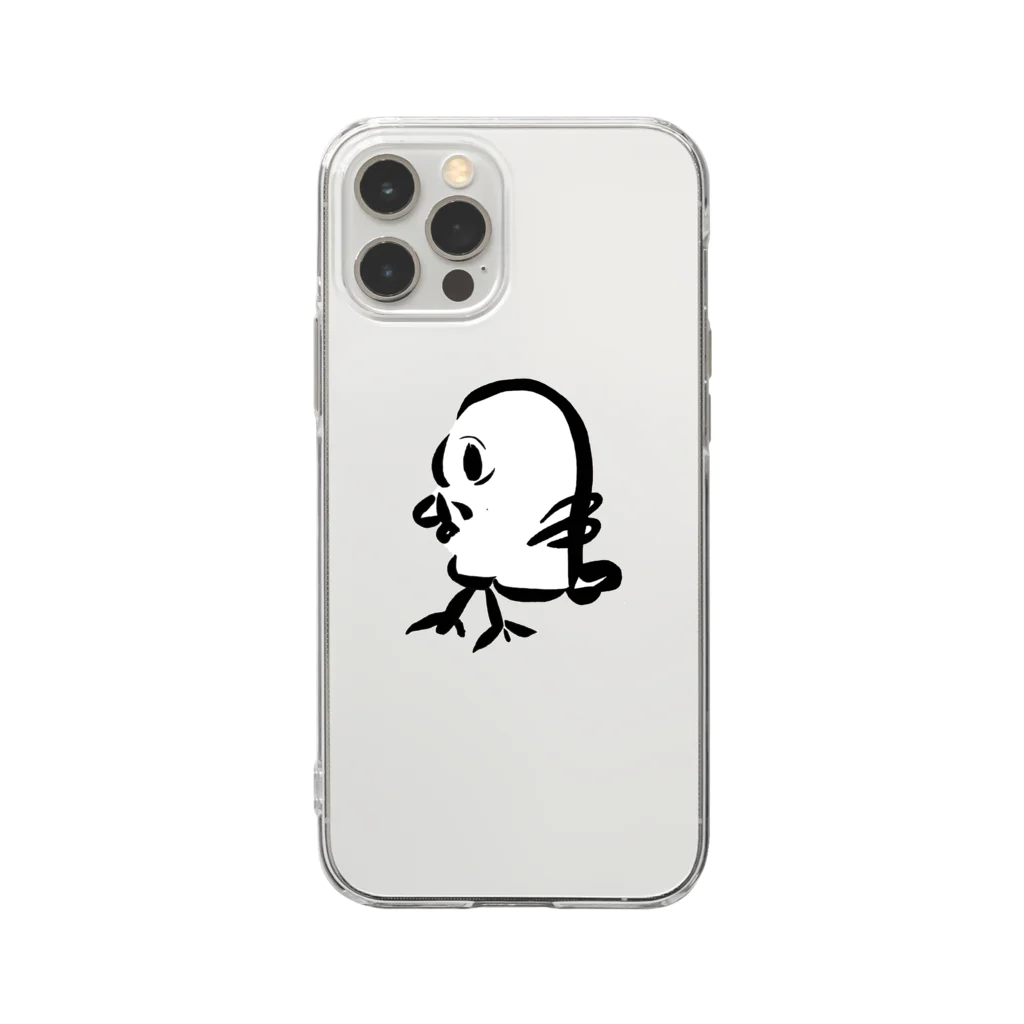 田中デザイン倶楽部のピヨさん(48) Soft Clear Smartphone Case