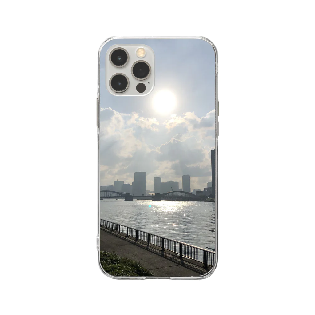 どっちの投資ショーの隅田川 Soft Clear Smartphone Case