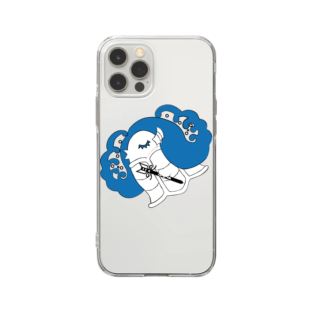 Amiの眠りのアマビエ Soft Clear Smartphone Case