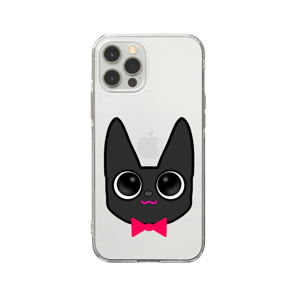 N.Pのおめめまんまるちゃん Soft Clear Smartphone Case