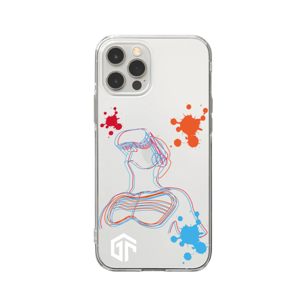 GraForceのGraForce スマホケース『DNA』 Soft Clear Smartphone Case