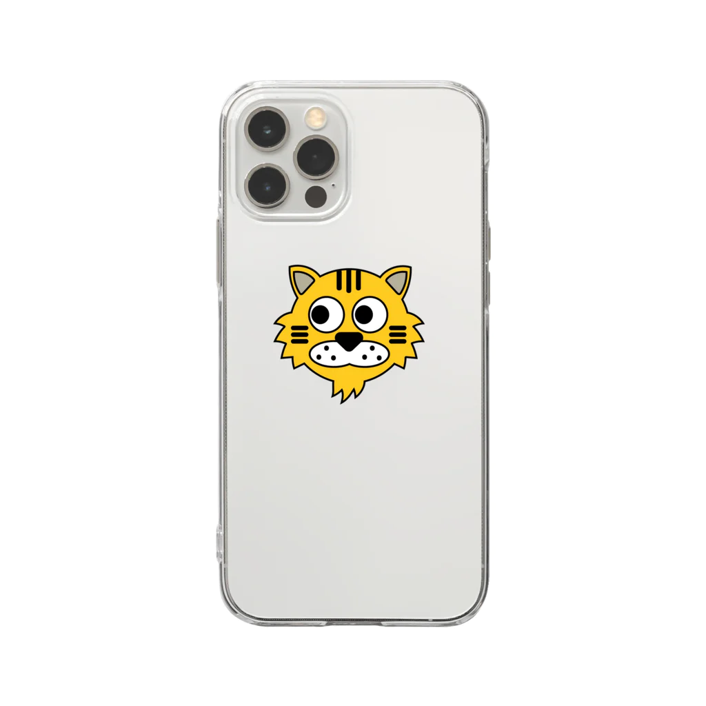 TIGER SHOPのたいがーくん Soft Clear Smartphone Case