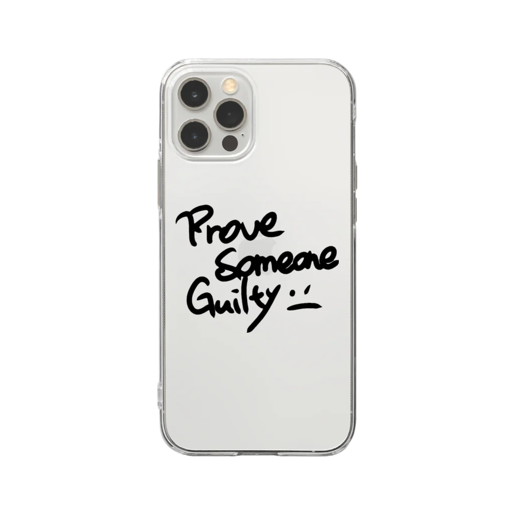 ProVe SoMeoNe GuiltyのProVe SoMeoNe GuilTy ソフトクリアスマホケース