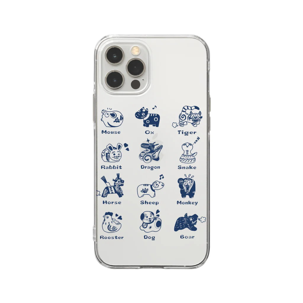 SU-KUのThe Zodiac of Fukushima Soft Clear Smartphone Case