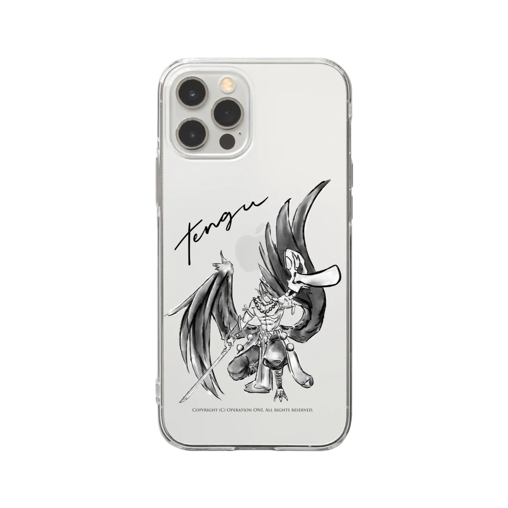 Operation ONIの天狗 / Tengu Soft Clear Smartphone Case