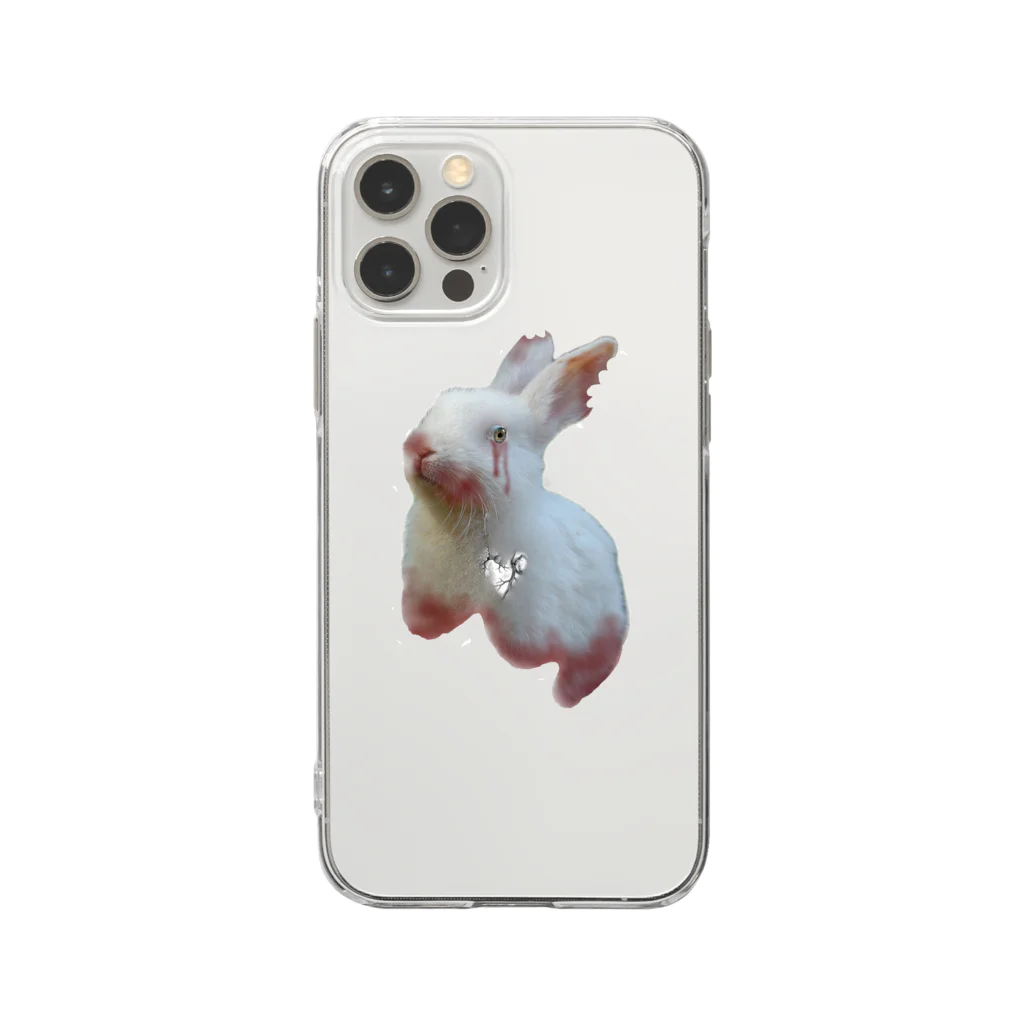 熄の鳴兎 Soft Clear Smartphone Case