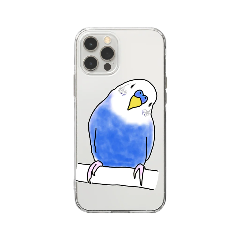 ぴぃのインコちゃん！ Soft Clear Smartphone Case