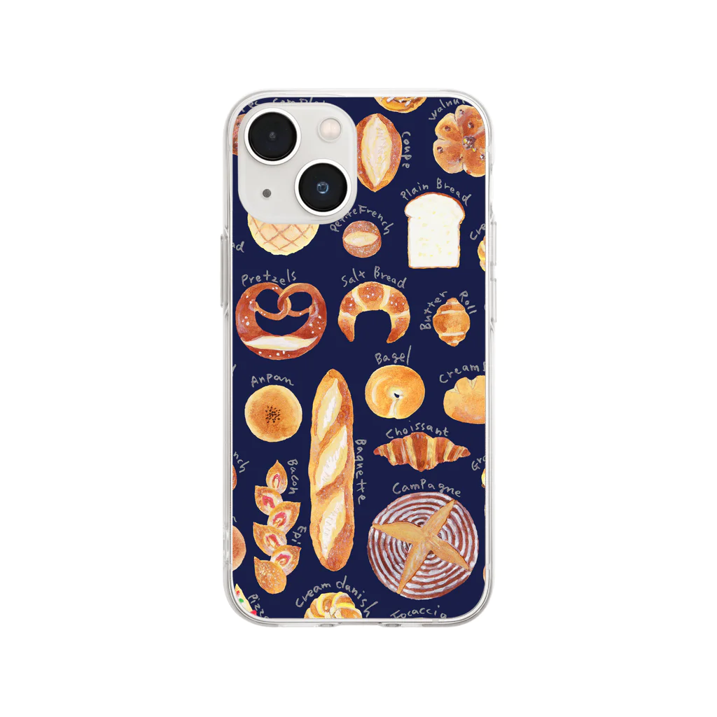 fig-treeのBAKERY_NV　スマホケース Soft Clear Smartphone Case