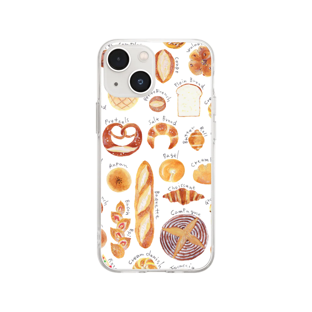 fig-treeのBAKERY_W　スマホケース Soft Clear Smartphone Case