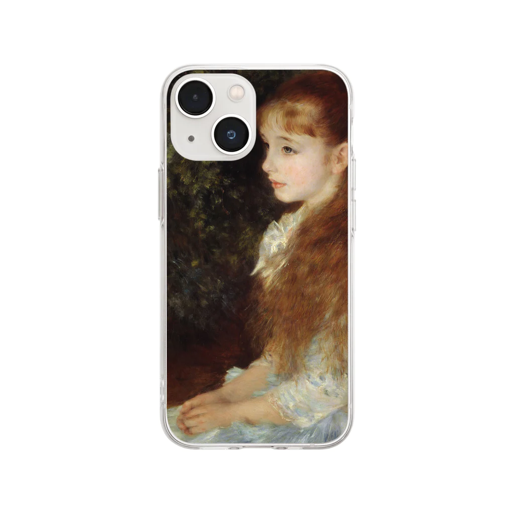 SONOTENI-ARTの016-003　ルノワール　『イレーヌ・カーン・ダンヴェール嬢』　クリア　スマホケース　iPhone 13mini/12mini/11Pro専用デザイン　CC4 Soft Clear Smartphone Case